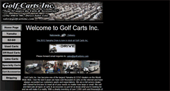 Desktop Screenshot of golfcartsinc.com